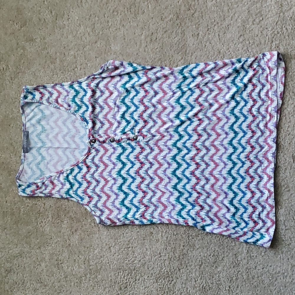 Small multicolored Loveappella tank